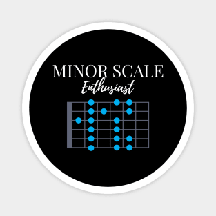 Minor Scale Enthusiast Dark Theme Magnet